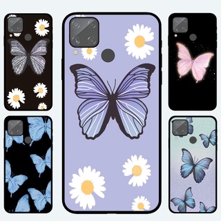 For OPPO Realme7i Realme SuperZoom Realme C3 C2 C1 Realme X7pro X3 X2pro Beautiful butterfly  Casing soft case  Essential mobile phone shell for girls