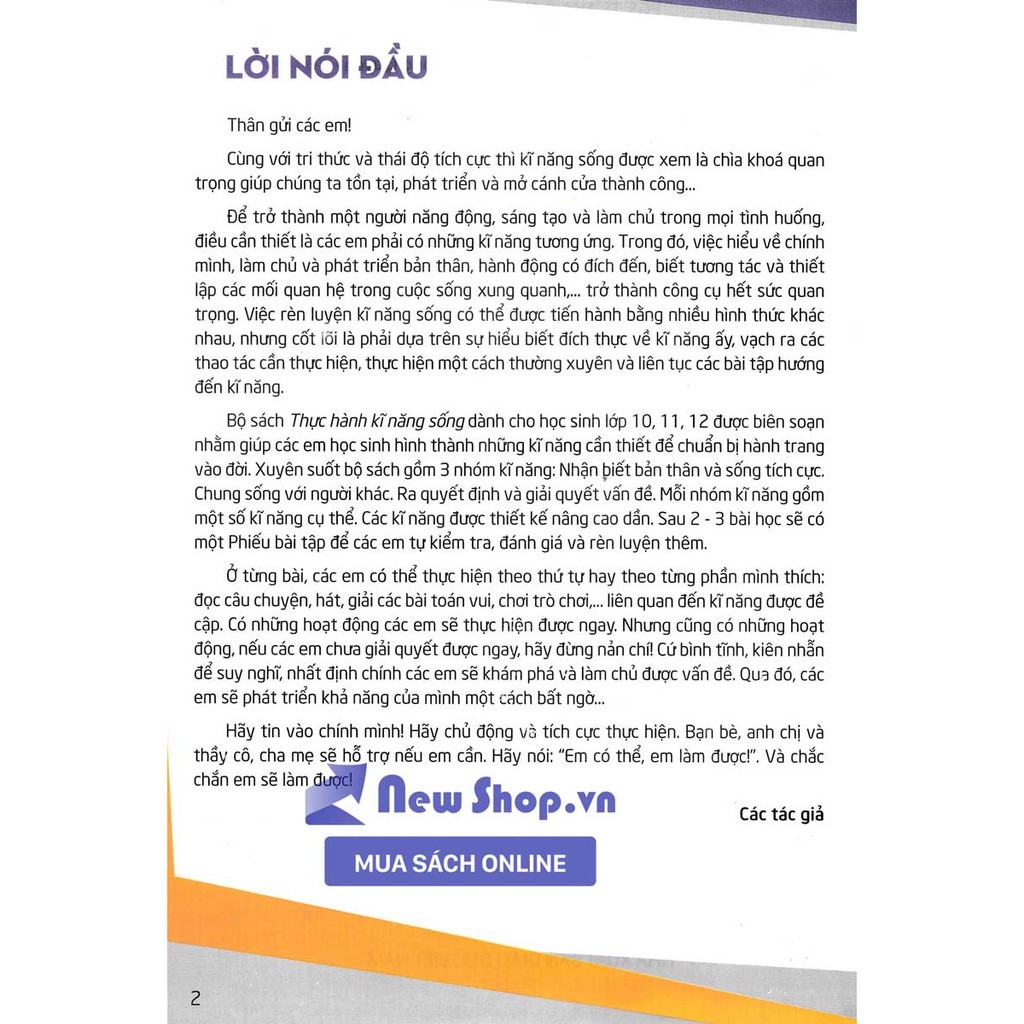 Sách Tham Khảo - Thực Hành Kĩ Năng Sống Dành Cho Học Sinh Lớp 12