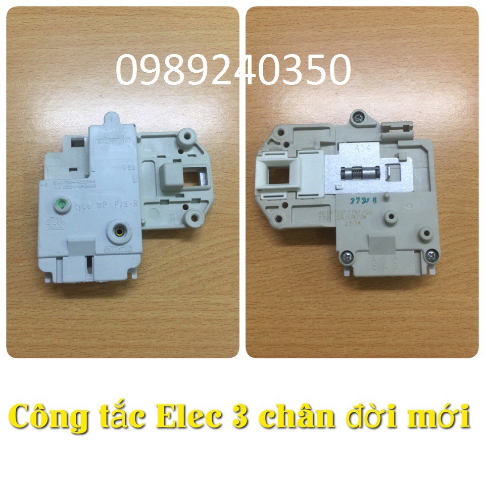 Công Tắc Khóa Cửa Máy Giặt ELECTROLUX 3 Chân