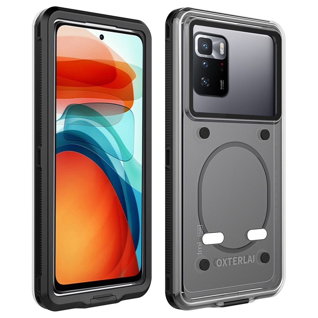 Ốp Điện Thoại Chống Nước IP68 Cho Xiaomi Redmi 10 9T Note 10 11 Pro 11E