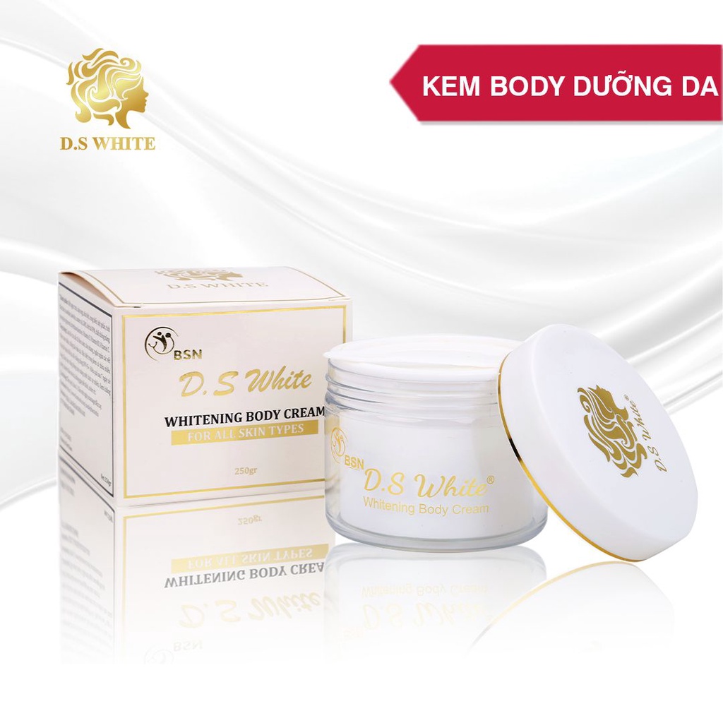 Kem Dưỡng Trắng Da Body Lotion Makeup, Dưỡng Trắng, Chống Nắng Hiệu Quả Thương Hiệu D.S White 250gr