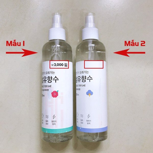 Xị thơm quần áo diệt khuẩn hương nước hoa Fabric Perfume Hàn quốc - HONGS BEAUTY