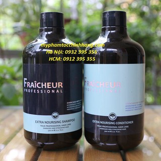 [CHÍNH HÃNG] DẦU GỘI VÀ  DẦU XẢ DƯỠNG ẨM SÂU FRAICHEUR EXTRA NOURISHING 500ML*2 CHÍNH HÃNG CTY NHẬT MINH ANH