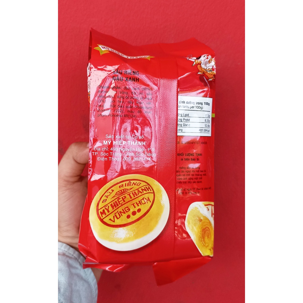 Bánh Pía Đậu Xanh Sầu Riêng (Có Trứng)