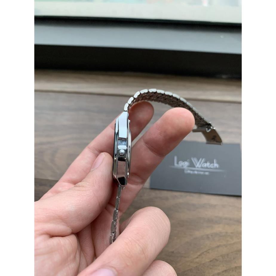 Đồng hồ Nam nữ Casio A159 điện tử dây thép không gỉ, mẫu bạc mặt đen sang trọng, thanh lịch - đồng.hồ.thể.thao | BigBuy360 - bigbuy360.vn