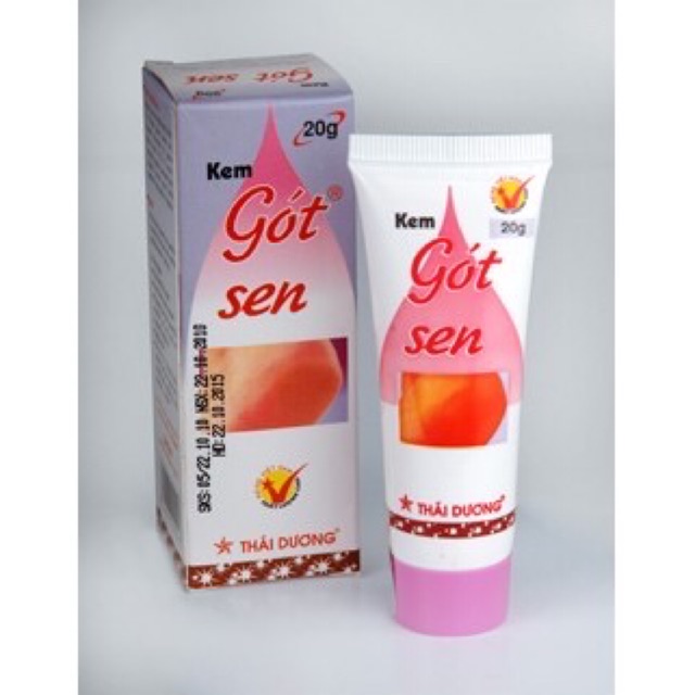 Gót Sen - trị nứt gót chân, tube 20gr