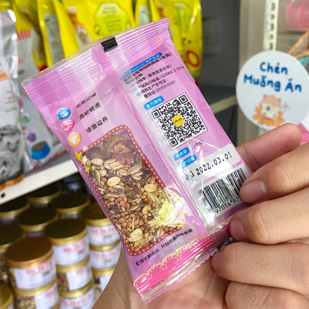 Thức ăn hamster hãng ALICE đẹp lông, gói dùng thử