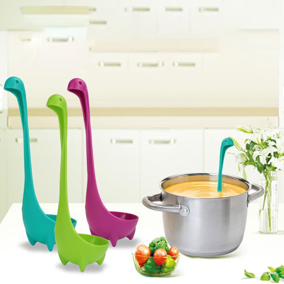 •NEW•Kitchen Tools & Gadgets Kitchen Scoops & Rests Nessie Soup Spoon Utensil
