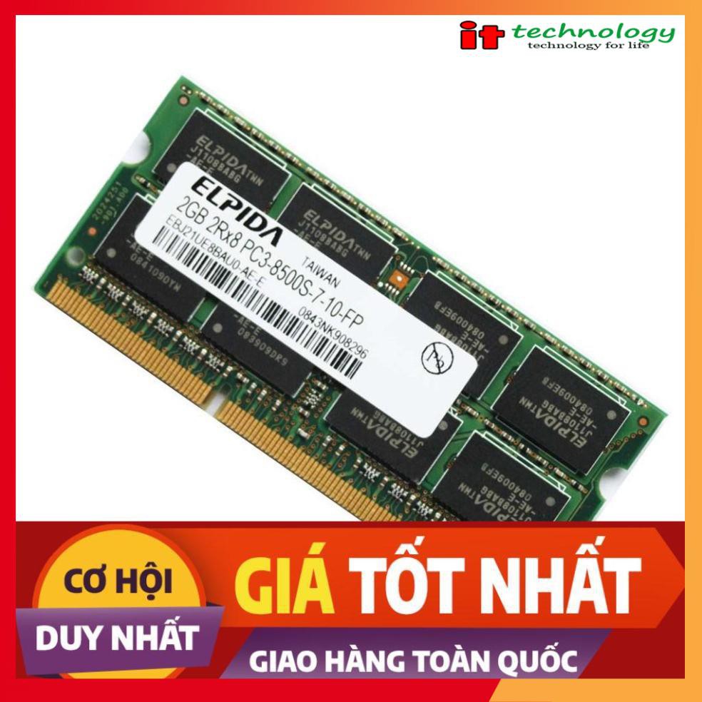 🎁 [Ảnh Thật ] RAM LAPTOP DDR3 2GB, 4GB - BUS 1066 (PC3 8500) Zin Tháo Máy Chính Hãng