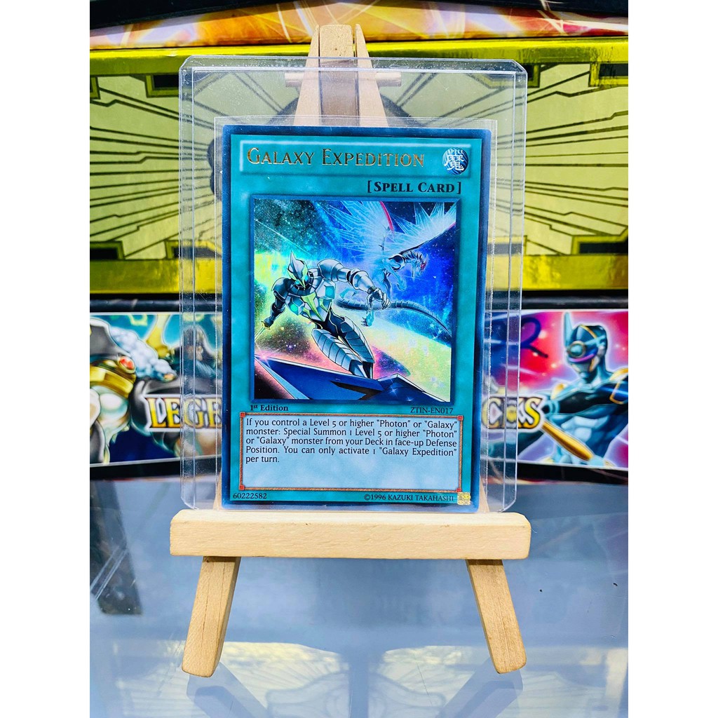 [ Dưa Hấu Yugioh ] Lá bài thẻ bài Galaxy Expedition - Ultra Rare - Tặng bọc bài nhựa bảo quản