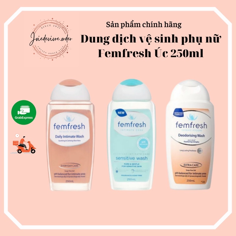 [ Hàng chuẩn auth ] Dung dịch vệ sinh phụ nữ Femfresh lành tính 250ml