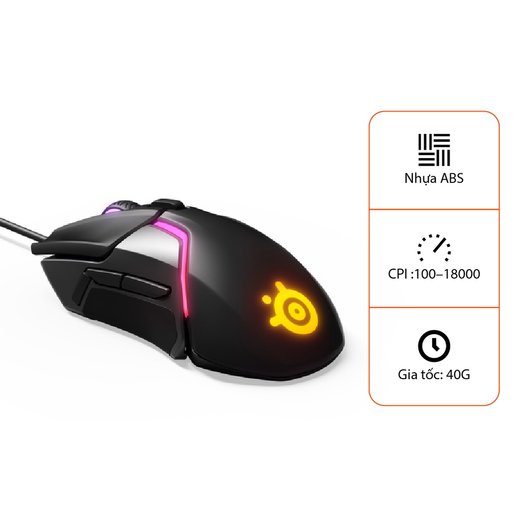 Chuột Game có dây Steelseries Rival 600 RGB Chính Hãng