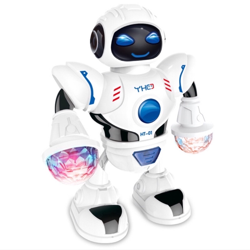 Robot nhảy múa phát nhạc đèn flash vui nhộn cho bé
