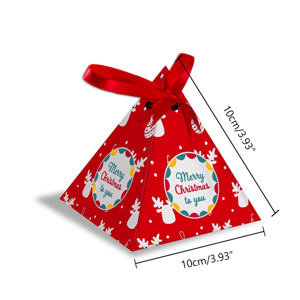 DORAW Bộ 12 Túi Giấy Đựng Quà Giáng Sinh