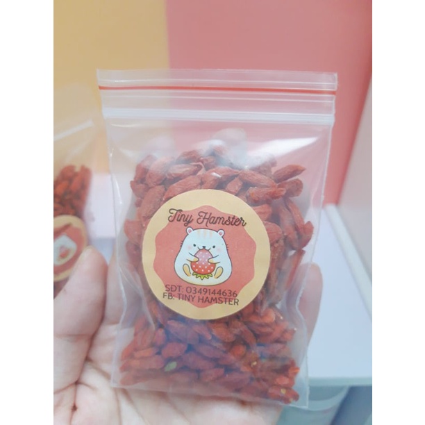 Kỷ tử đỏ-Món ăn dinh dưỡng bổ sung chất cho Hamster
