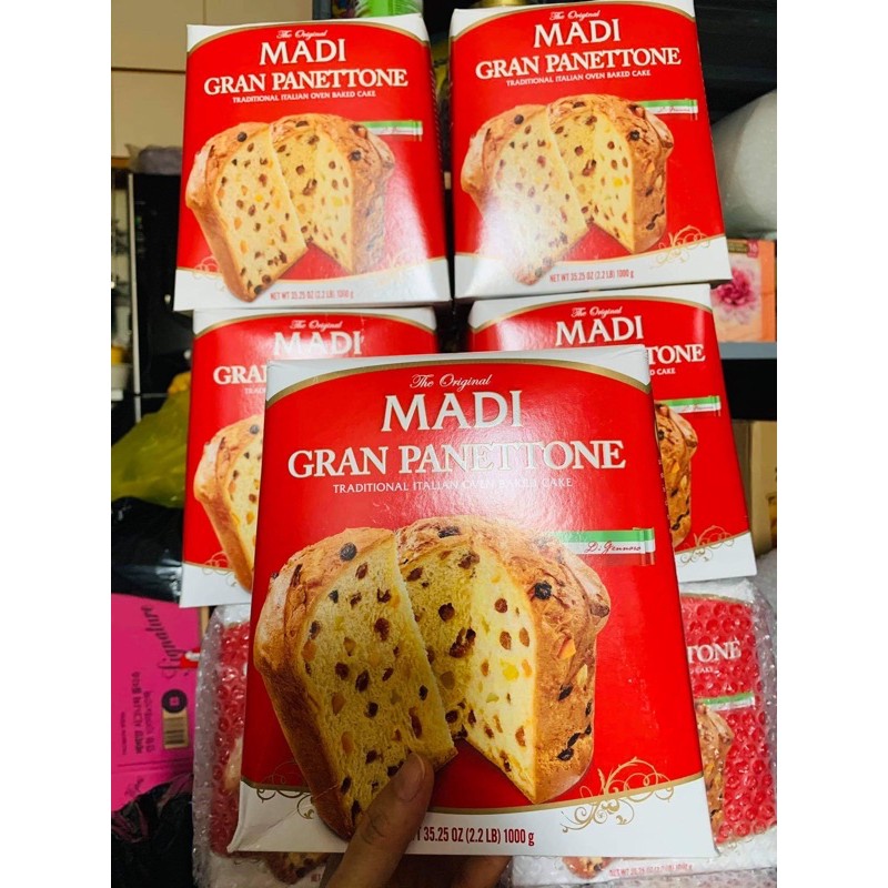 BÁNH GRAN PANETTONE MADI 1KG - XUẤT XỨ Ý