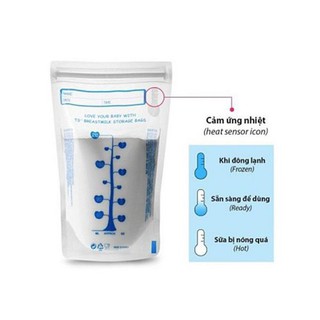 Túi trữ sữa Unimom Hàn Quốc 210ml