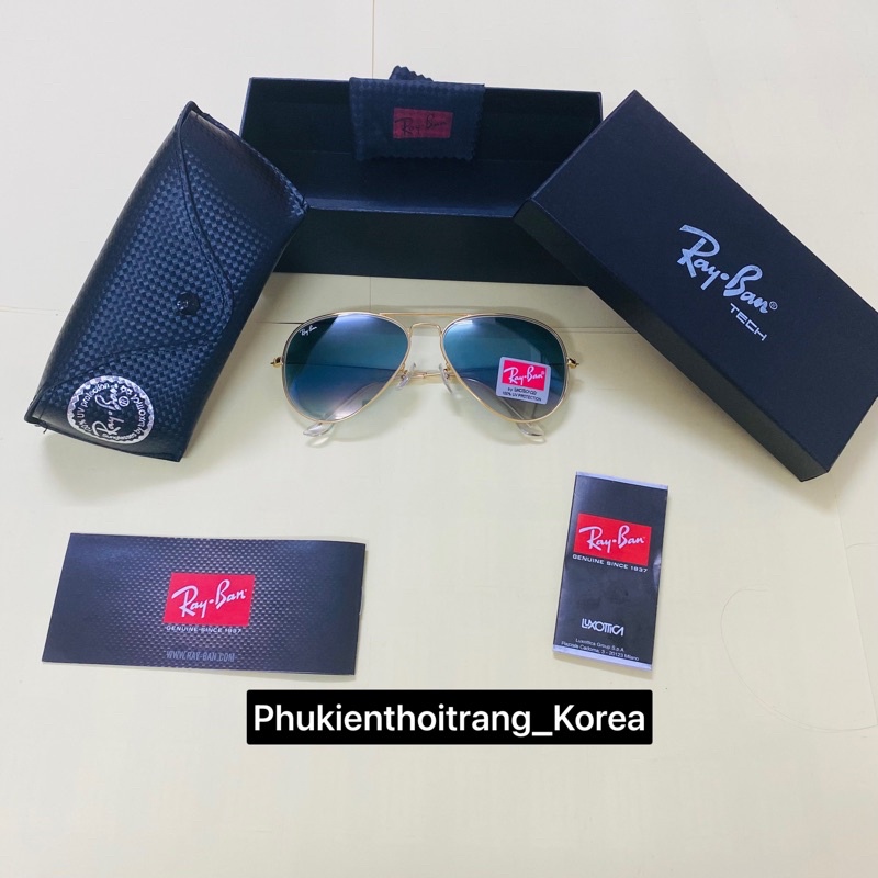 Kính Râm Nam Nữ Rayban Màu Sương Khói Mờ Nhân Ảnh- | BigBuy360 - bigbuy360.vn