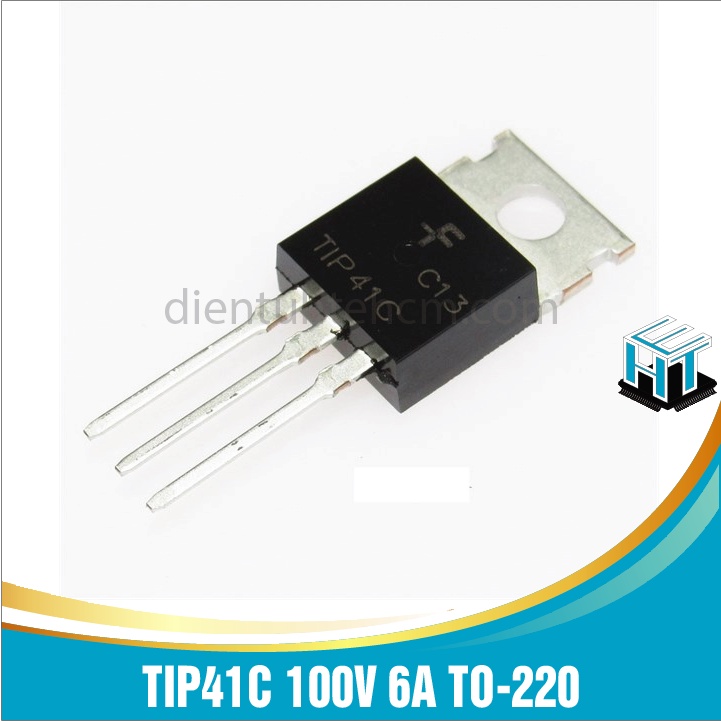 Combo 4 con Transistor công suất NPN TIP41C 100V 6A TO-220