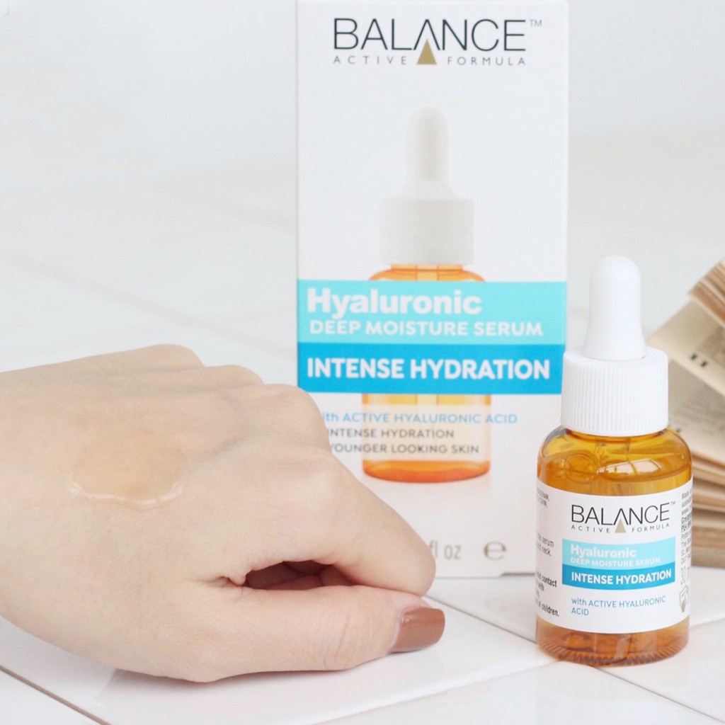 Serum Balance cấp nước và dưỡng ẩm da Hyaluronic Acid Balance Active Formula 30ml