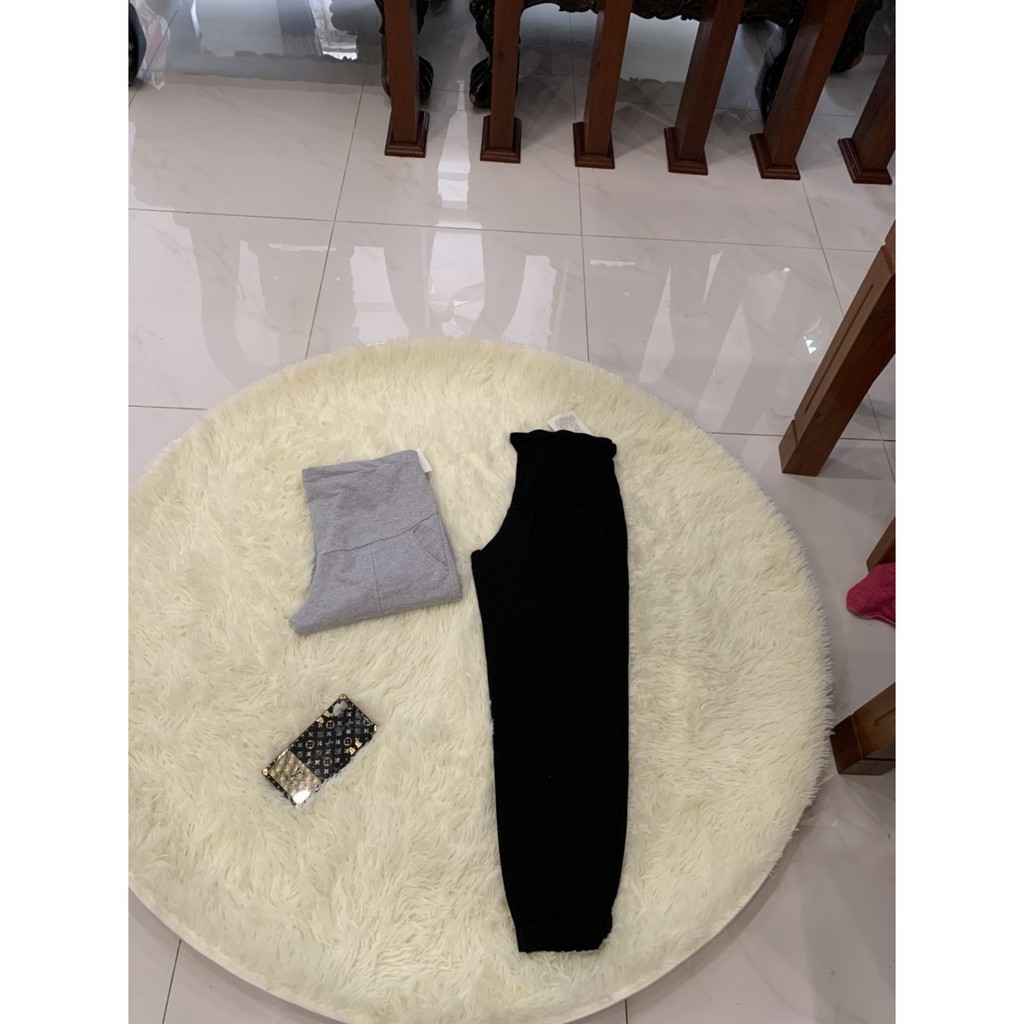 Quần Nỉ Bầù Dáng Thể Thao, Bo Gấu, Trẻ Trung, Thoải Mái QB1266