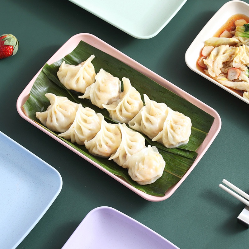Đĩa Phục Vụ Salad Hình Chữ Nhật Tiết Kiệm Không Gian