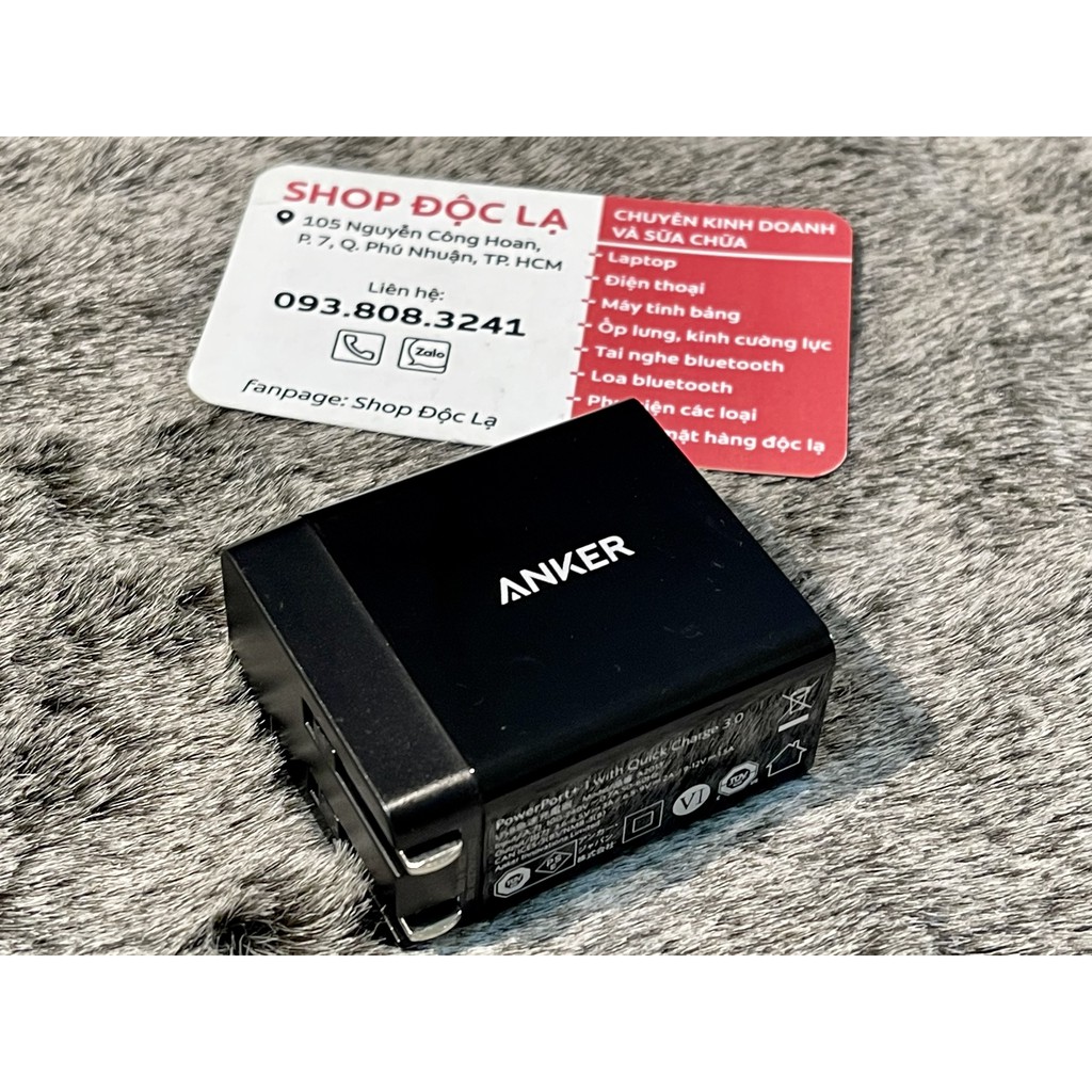 Sạc nhanh Anker PowerPort+1 hỗ trợ Quick Charge 3.0 model A2013