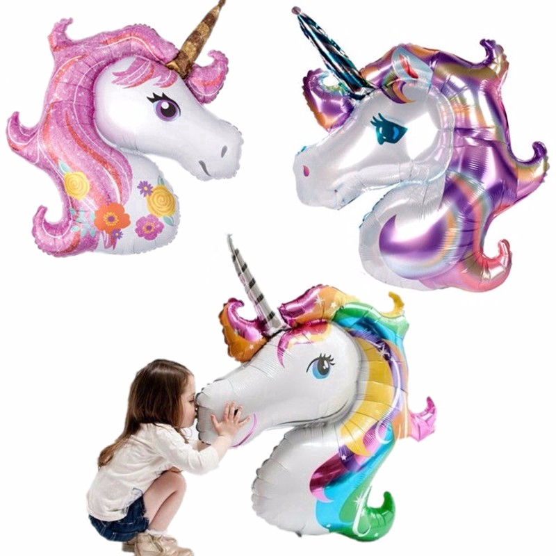 Bong bóng kiếng hình ngựa một sừng dễ thương