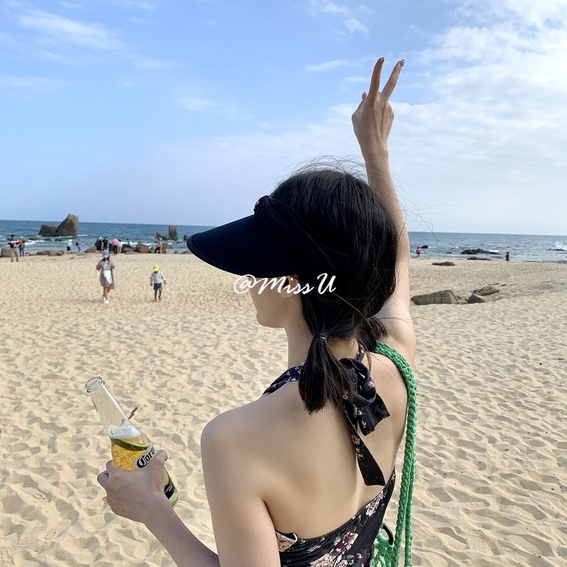 Mũ Nửa Đầu Vành Rộng Chống Tia Uv Thời Trang Mùa Hè UPF50+