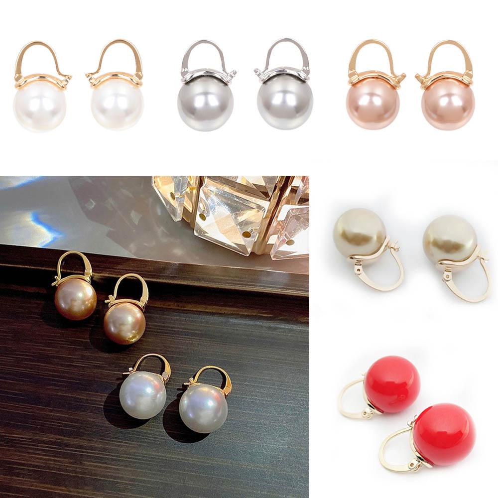 ROSE Bông Tai Đính Đá Thời Trang Dành Cho Nữ