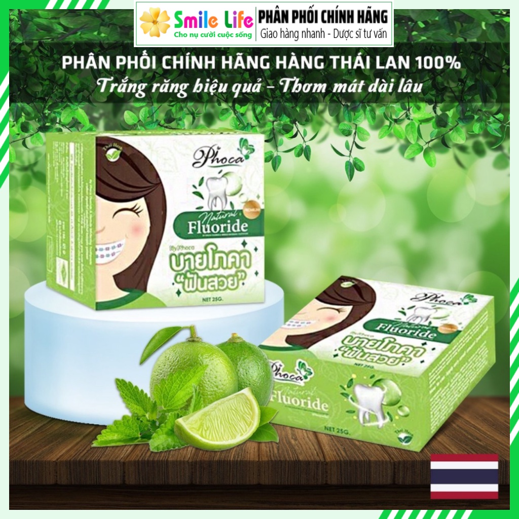 SMILE LIFE | Kem Đánh Răng Thảo Mộc Phoca - Thái Lan