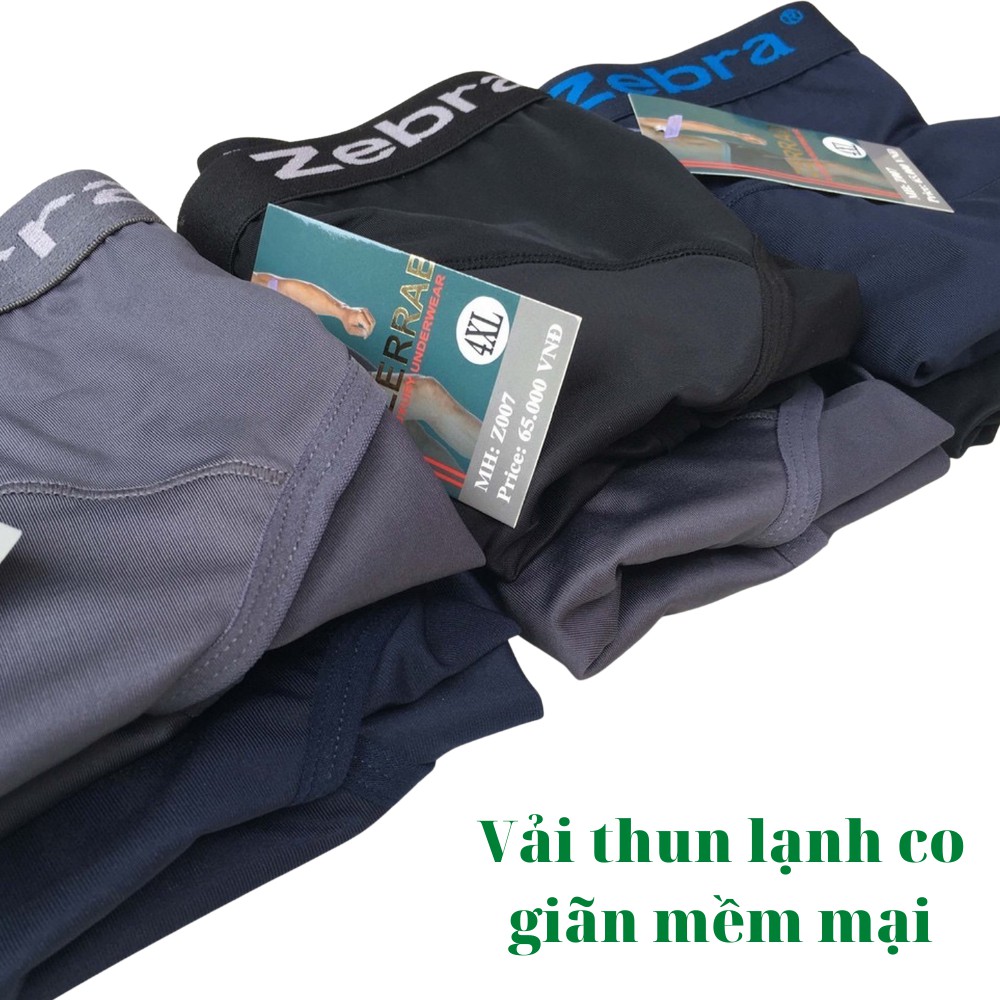 Quần Lót Nam Thun Lạnh Tam Giác Zerrab z007 Big Size 100kg 4XL / Quần Lót Cotton Thông Hơi Cao Cấp / Zerrab - Z007