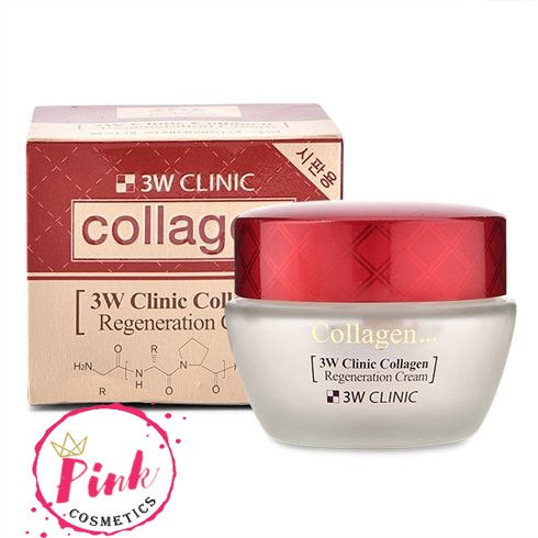 Kem dưỡng da Collagen 3W CLINIC Collagen đỏ