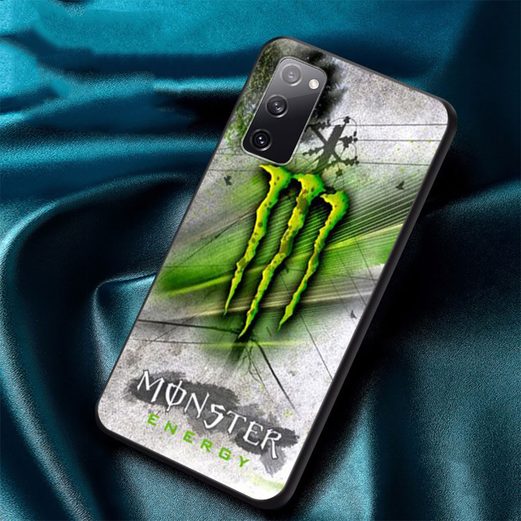 YN95 Monster Energy Silicone Case Soft Cover Samsung Note 8 9 10 Plus 10 Lite 20 Ultra
