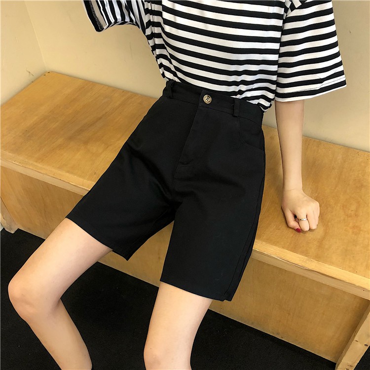[SẴN] Quần short lửng Khaki Ulzzang Quảng Châu QLK5