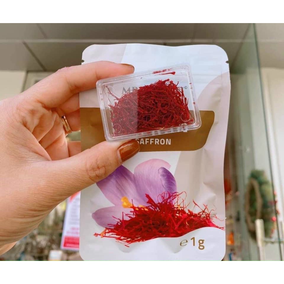 Nhuỵ hoa nghệ tây Saffron Mr. Brown Đức gói 1g, tốt cho sức khoẻ, đẹp da - Shop Viloet