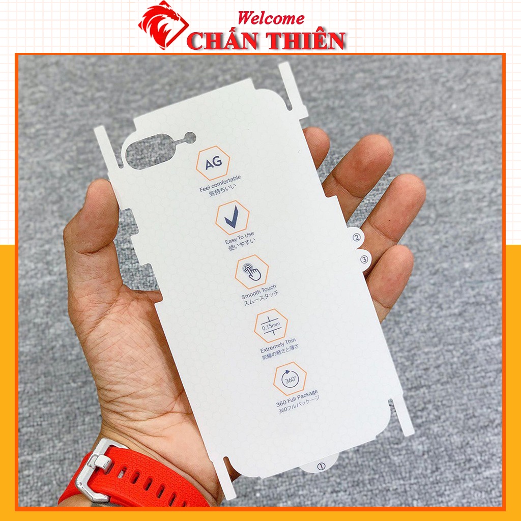Miếng Dán Lưng Ppf Iphone 15 Promax 16 Pro 14 Promax 13 Pro Max 11 Pro Max Xsmax Xs X 7 8 Plus 7G 8G Nhám Chống Vân Tay