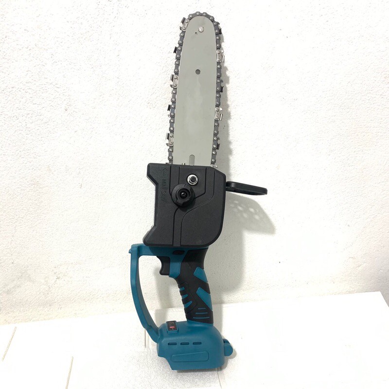 Máy cưa xích lưỡi dài 22cm cưa cắt cành cây bằng pin tiện lợi