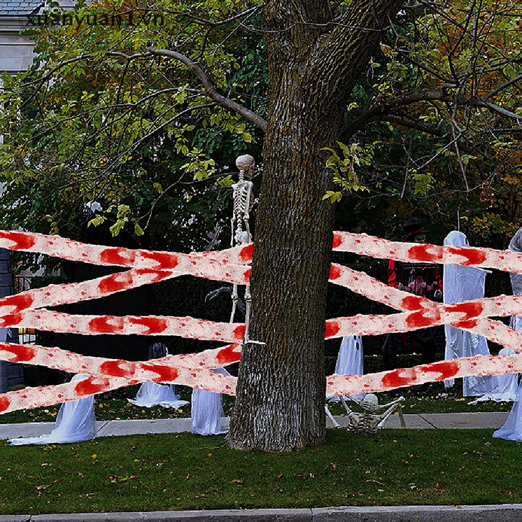 Vải Gạc Màu Máu Trang Trí Halloween