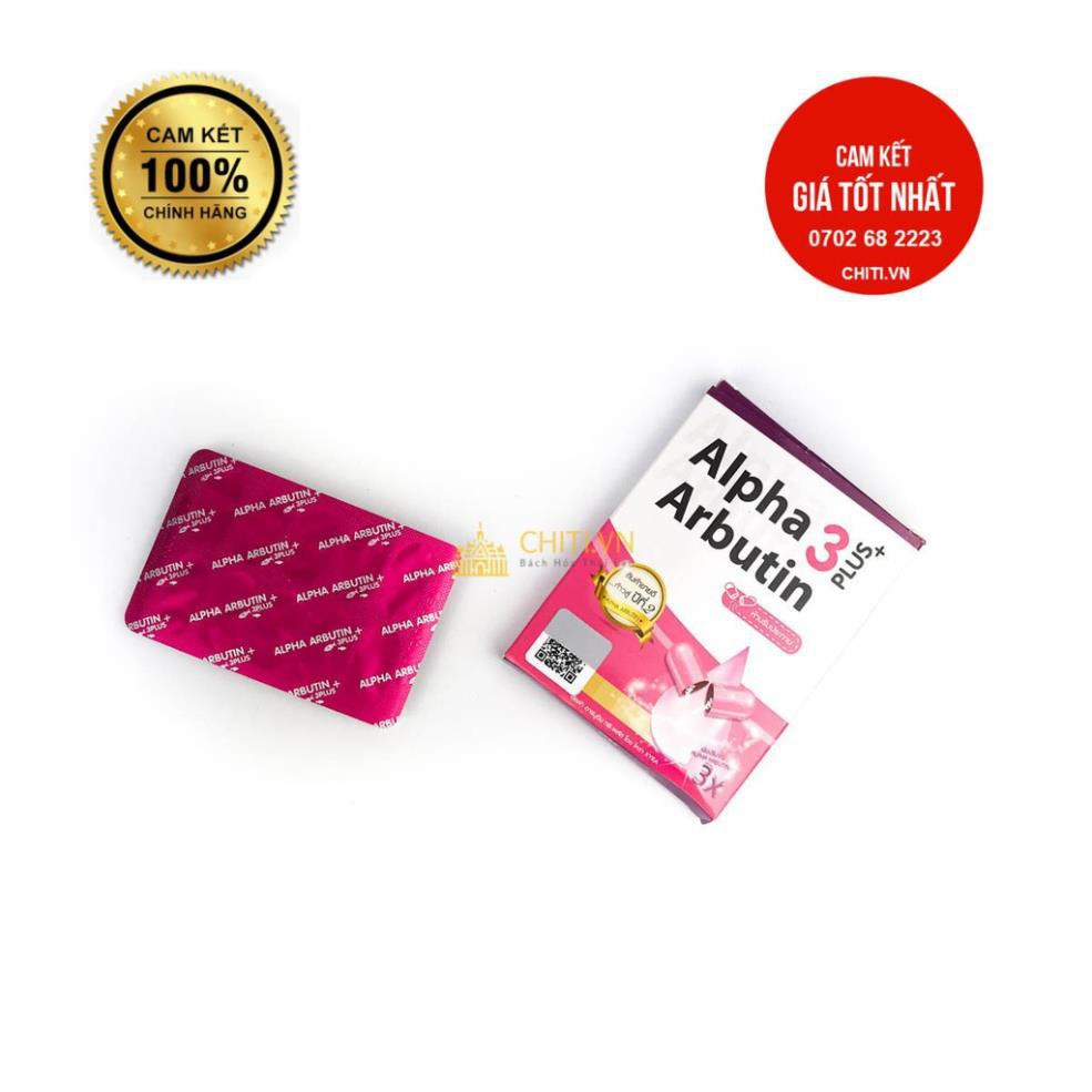 Vĩ 10 viên trộn trắng da Alpha Arbutin Thái Lan chính hãng | BigBuy360 - bigbuy360.vn