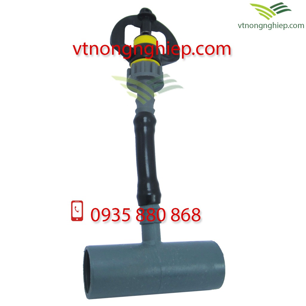 20 khớp nối ống nước 10ly ren trong 17mm pvc