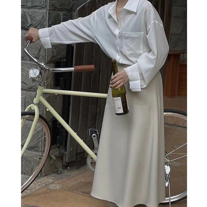 Áo Sơ Mi Trơn Dáng Basic Hàng Quảng Châu M2670-Teen 888