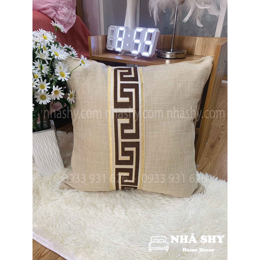 GỐI TỰA SOFA HỌA TIẾT CỔ ĐIỂN - GỐI TRANG TRÍ PHÒNG KHÁCH SIZE 45X45CM