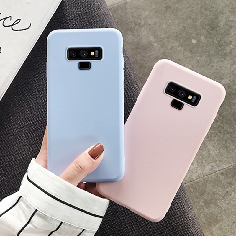 Ốp Điện Thoại TPU Dẻo Màu Sắc Ngọt Ngào Thời Trang Cho Samsung Galaxy S8 S9 S10 Plus S10E S7 Edge
