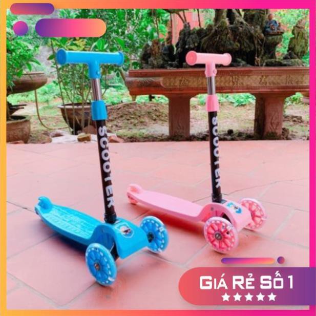 💖FREESHIP - Giá Sỉ💖 Xe Trượt Scooter - Xe Chòi Chân 3 Bánh Có Đèn Phát Sáng Bánh Xe - Đồ Gia Dụng Thông Minh