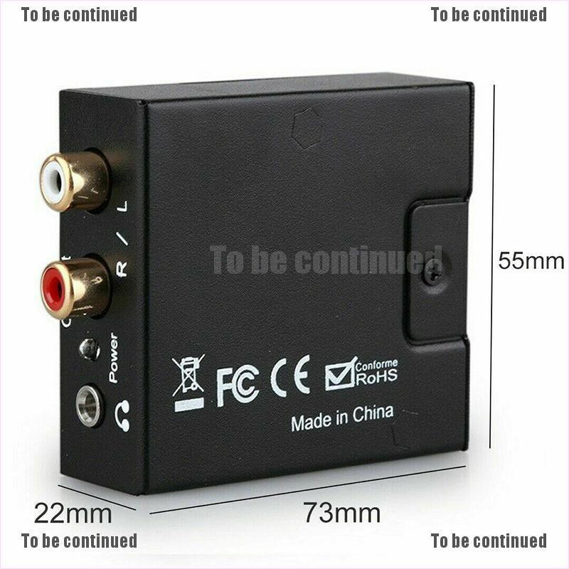 Bộ Chuyển Đổi Âm Thanh Từ Fly / Optical Coaxial Toslink Rca 3.5mm L / R