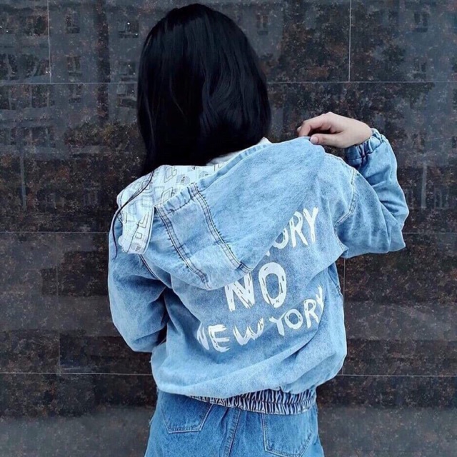 ÁO KHOÁC JEAN NÓN IN