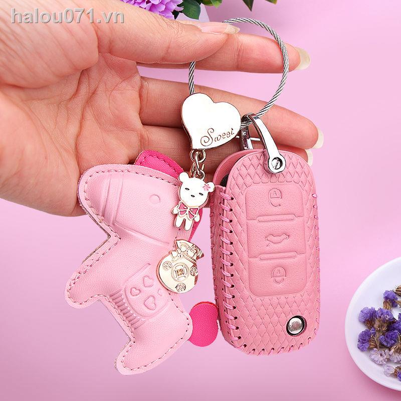 ✿Cổ Phiếu Sẵn Sàng✿ Móc Chìa Khóa Bằng Da Hình Ngựa Sáng Tạo Dễ Thương