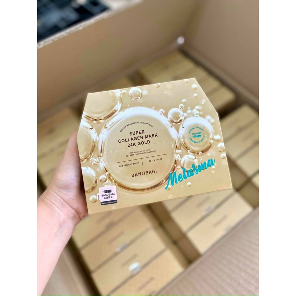 Hộp 10 Miếng Mặt nạ Banobagi Super Collagen