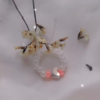Nhẫn hạt cườm pastel bling bling /Twinkle beaded ring
